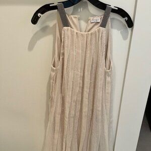 Brunello Cucinelli silk and sequin dress size M